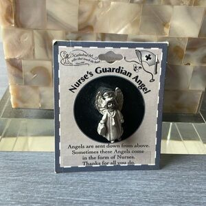 Nurse's guardian angel pin